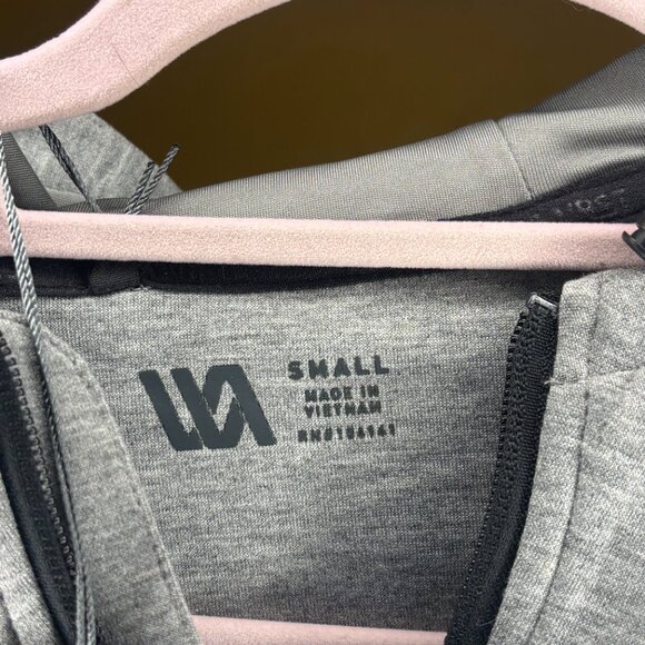 VRST Pinnacle Full Zip Hoodie Men’s Small Gray Performance Fleece NWT - Picture 3 of 6